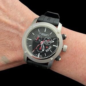 Burberry Sport Chronograph Mens Watch BU7700 Swiss Quartz Movement